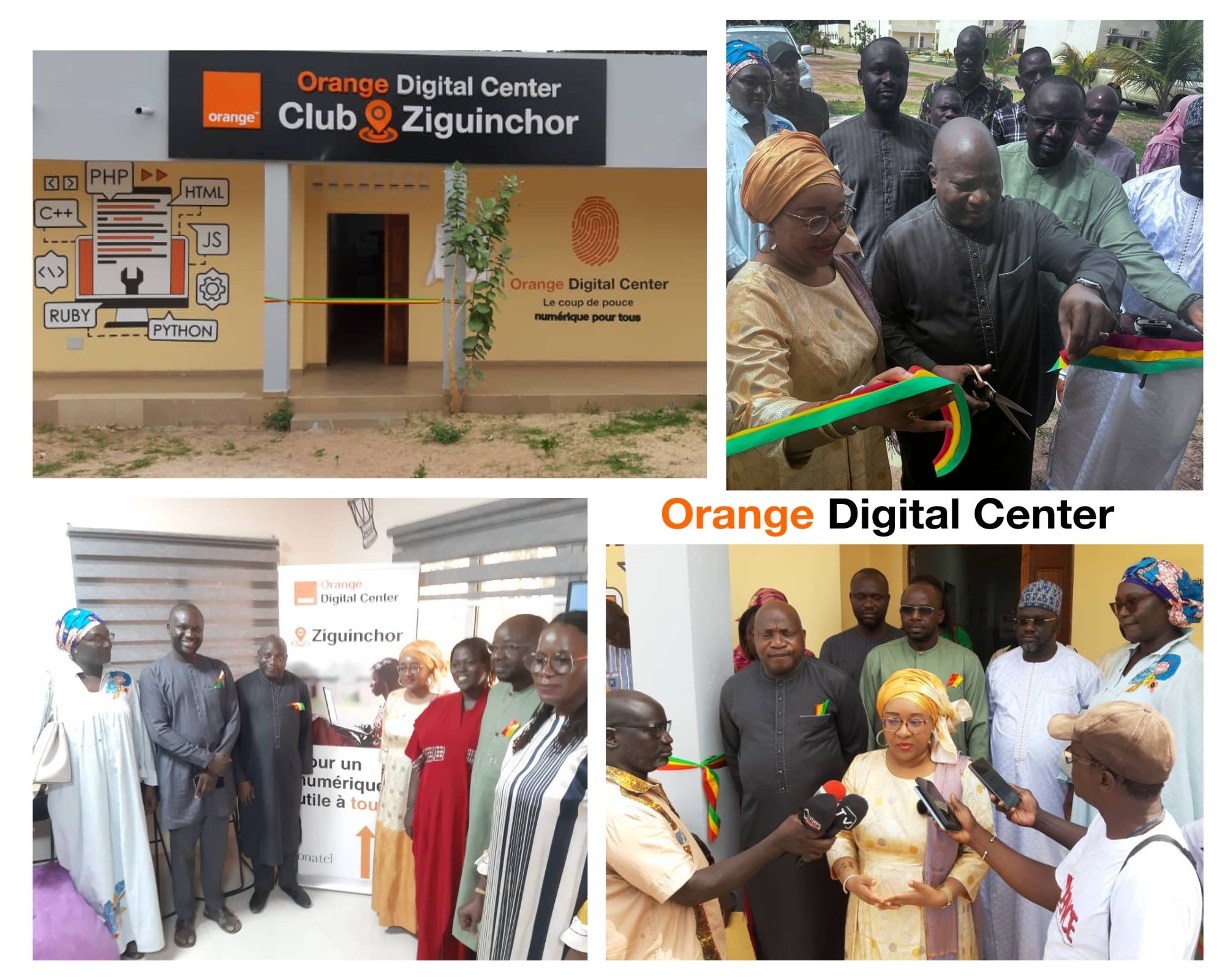 Inauguration du Orange Digital Center Club de Ziguinchor