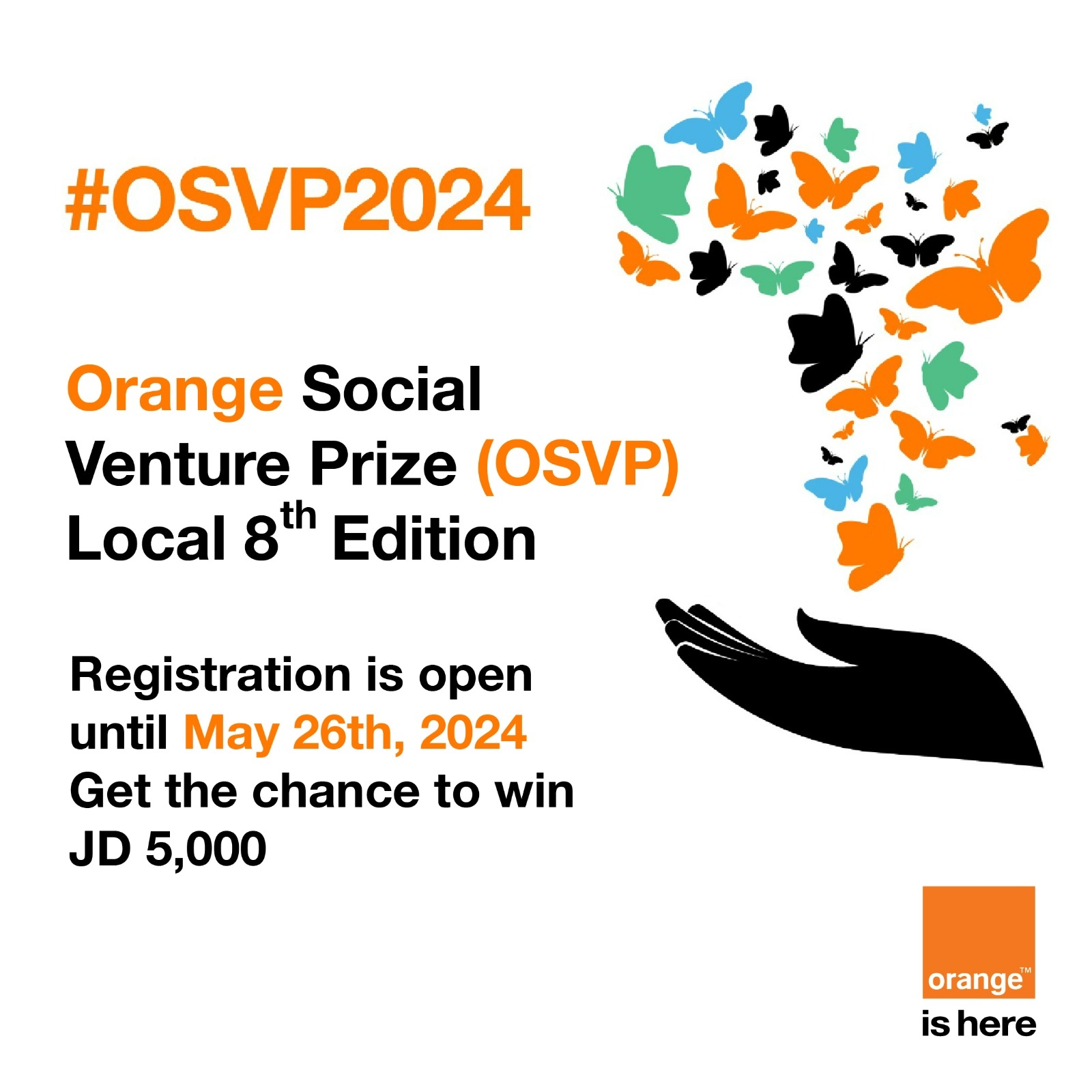 Registration Is Open for 8th Edition of Orange Social Venture Prize (OSVP)