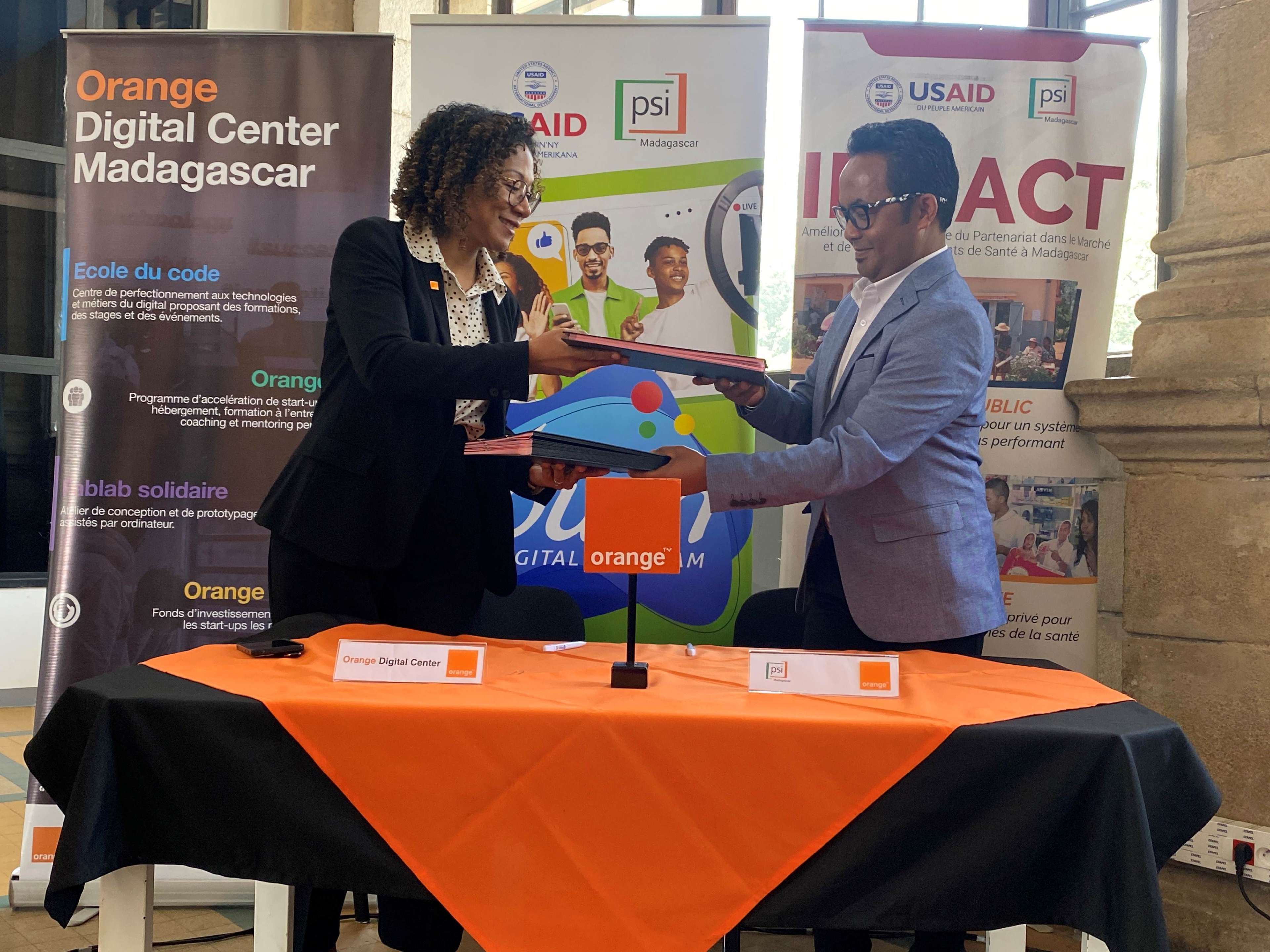 Orange Madagascar poursuit son partenariat pour la réalisation du projet Youth Digital Impact