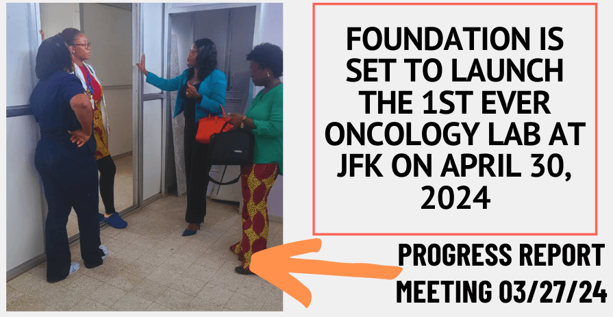 Liberia's 1st oncology lab at JFK medical center