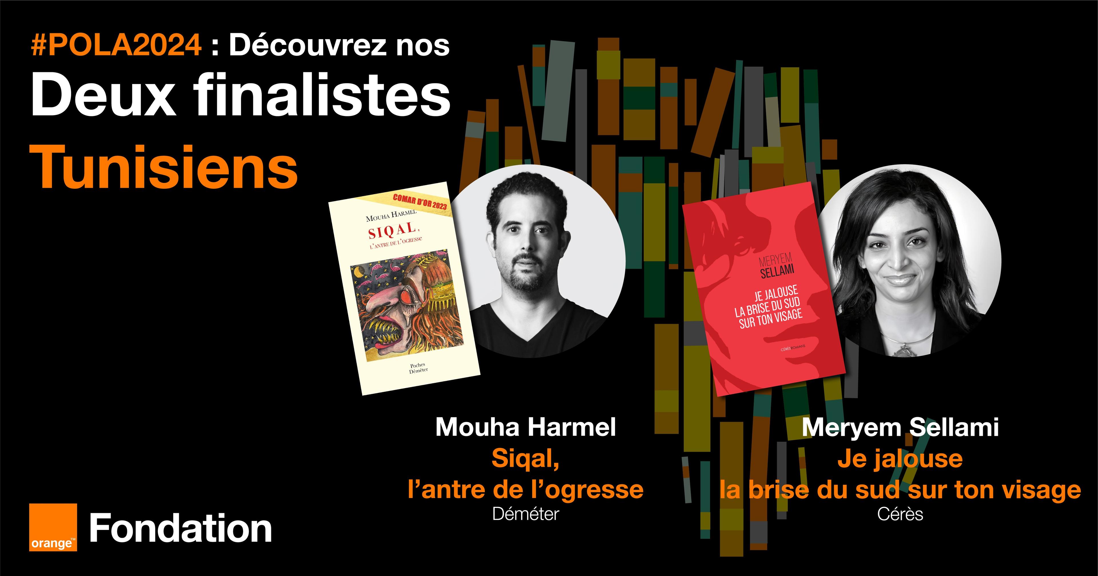 Deux Tunisiens parmi les cinq finalistes du Prix Orange du Livre en Afrique 2024 !