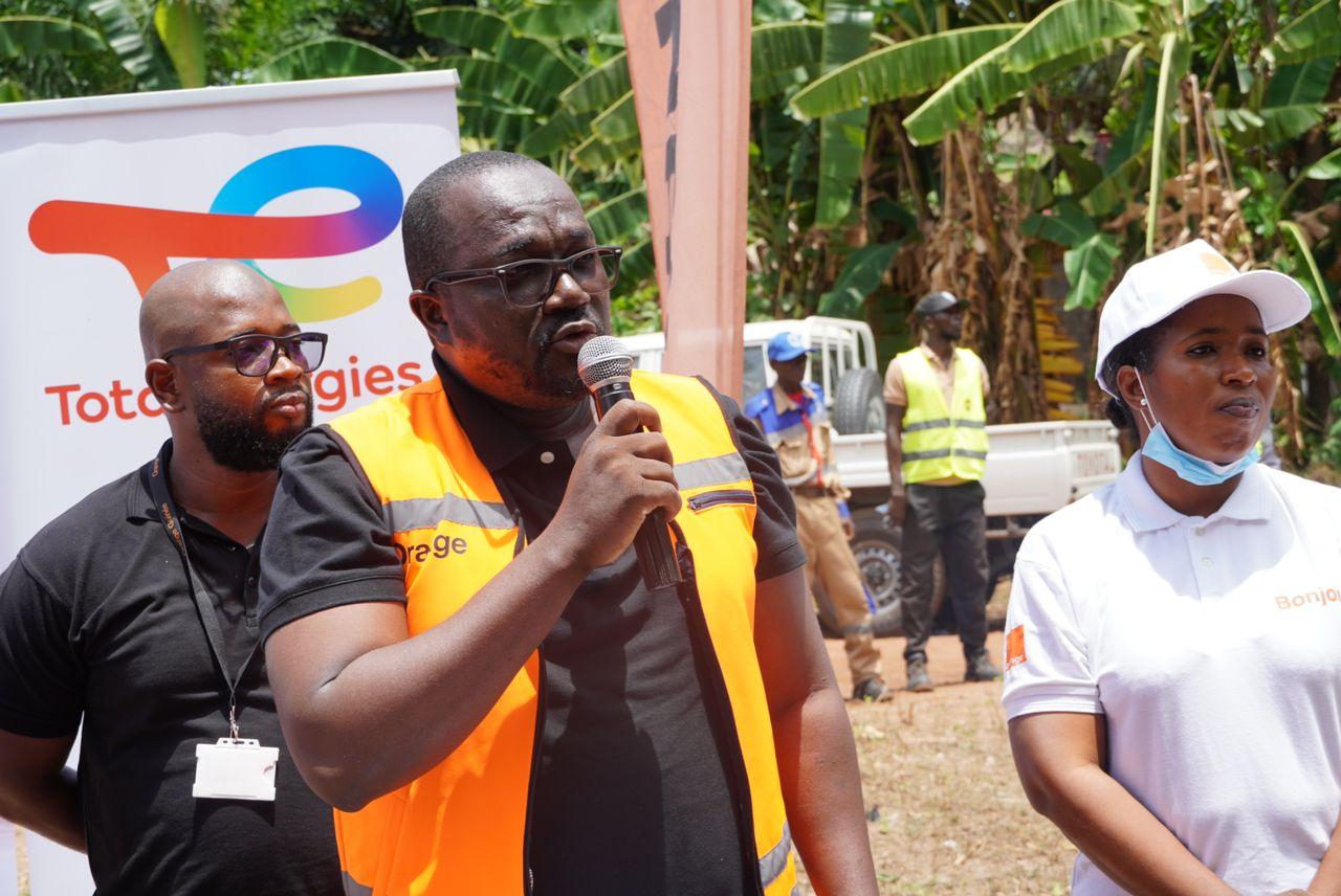 Intervention du Directeur de pôle communication institutionnelle et RSE d'Orange Guinée&nbsp;