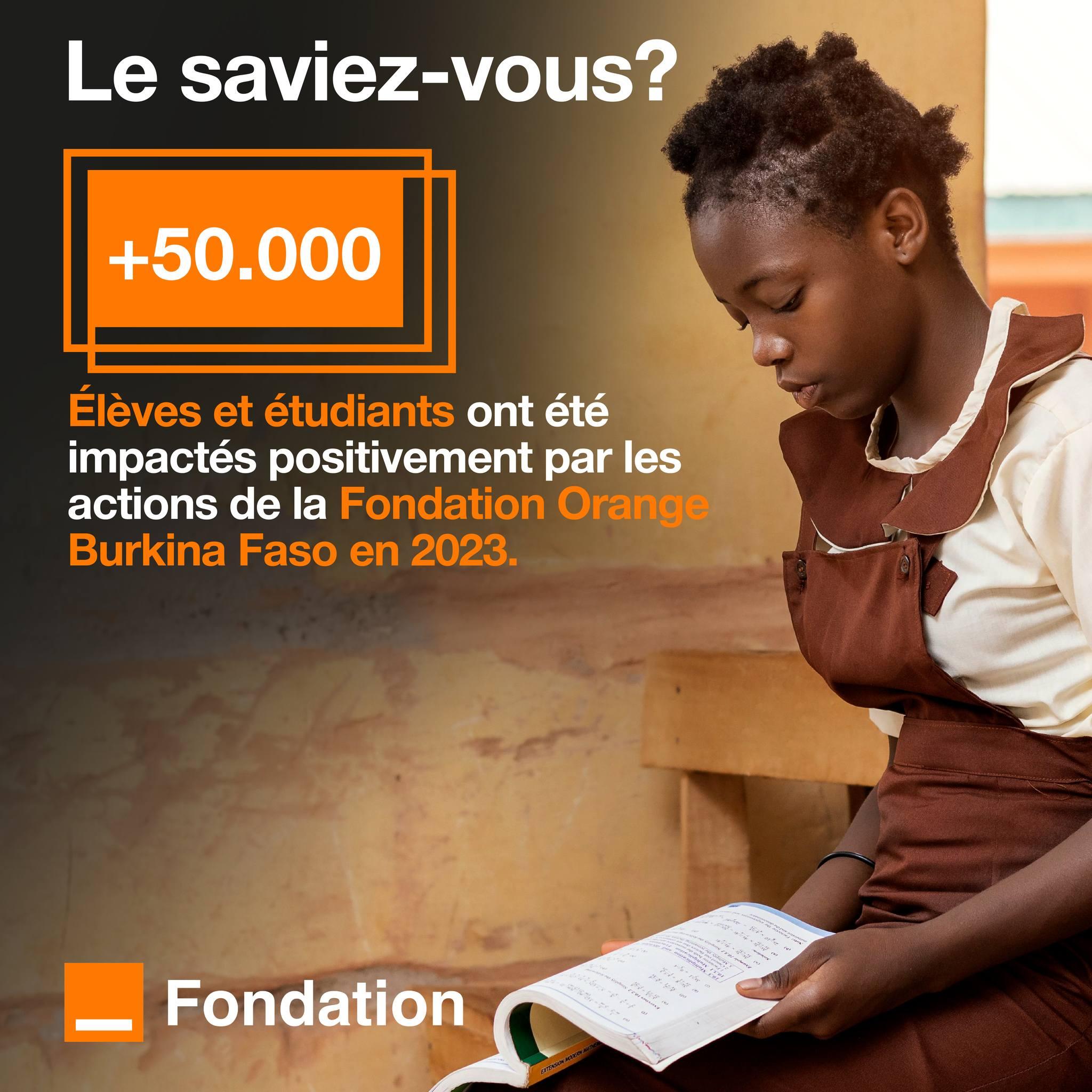 La Fondation Orange Burkina Faso : Impact positif sur l’éducation