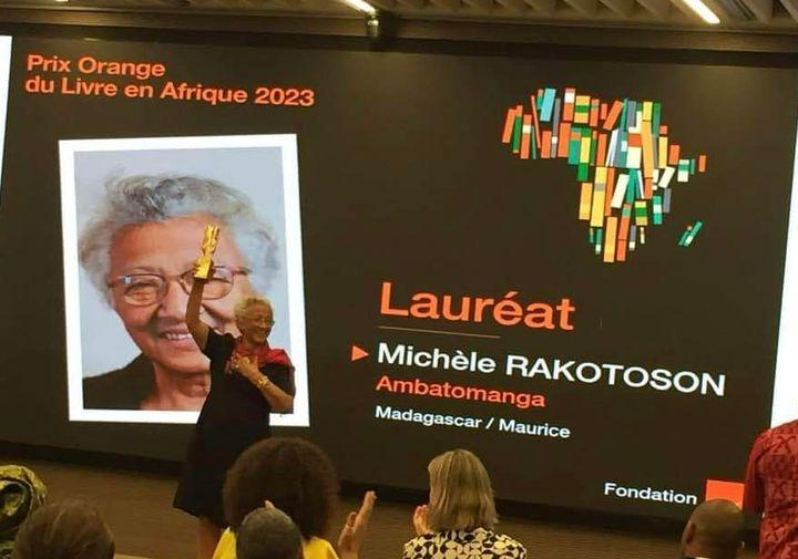 Michèle Rakotoson, lauréate du Prix Orange du Livre en Afrique 2023