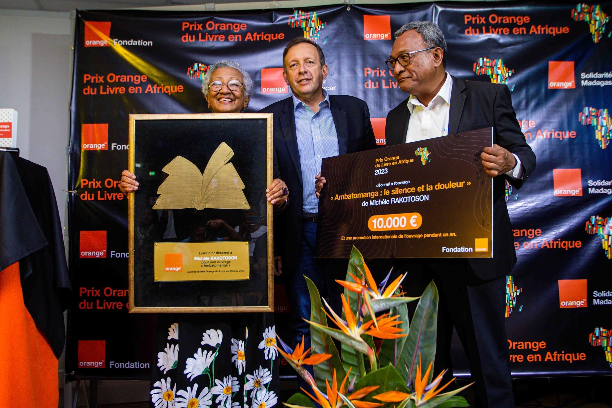 La lauréate du POLA 2023 célébrée par Orange Madagascar