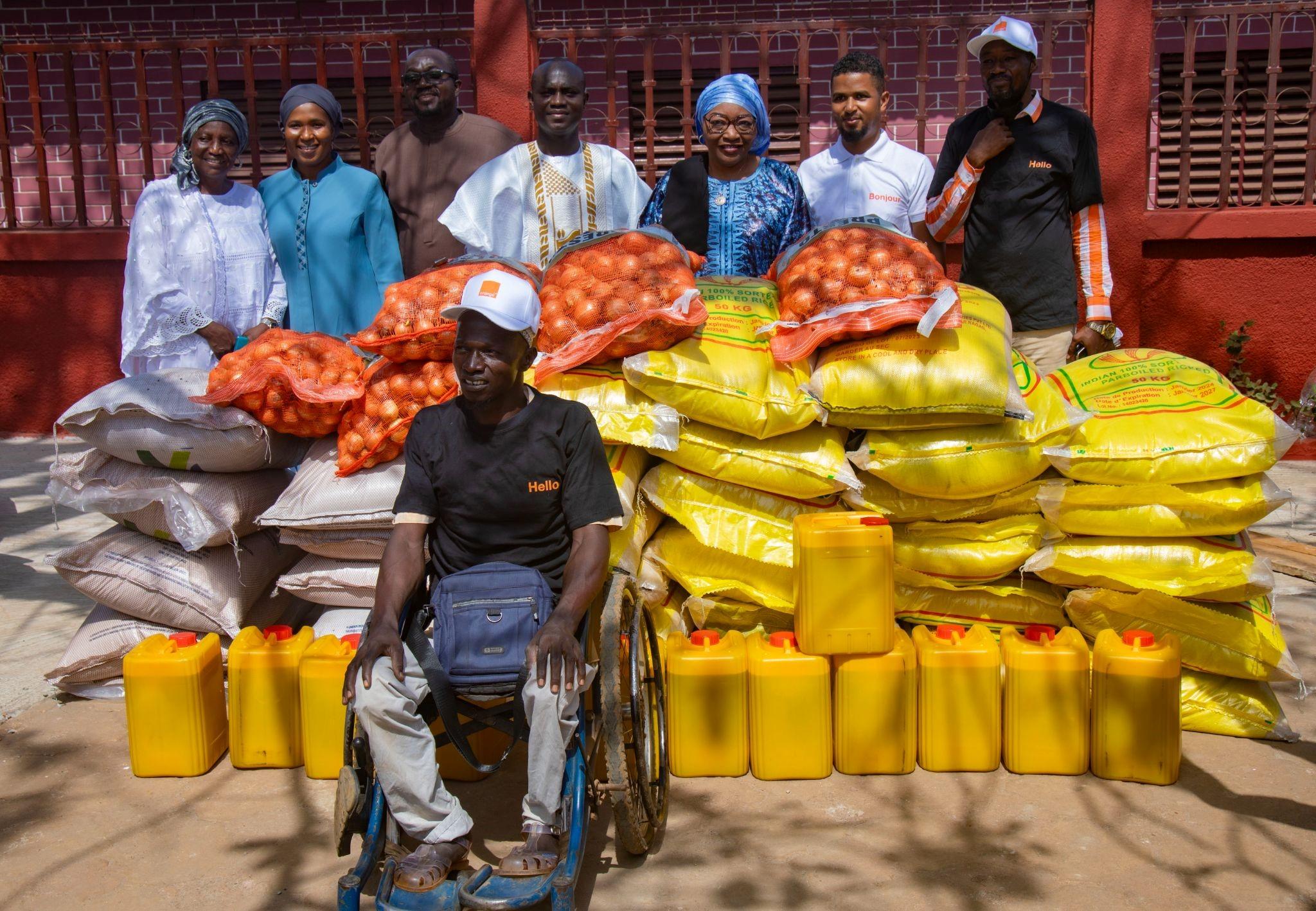 Orange Guinée auprès des personnes vulnérables à l'occasion du mois de Ramadan 