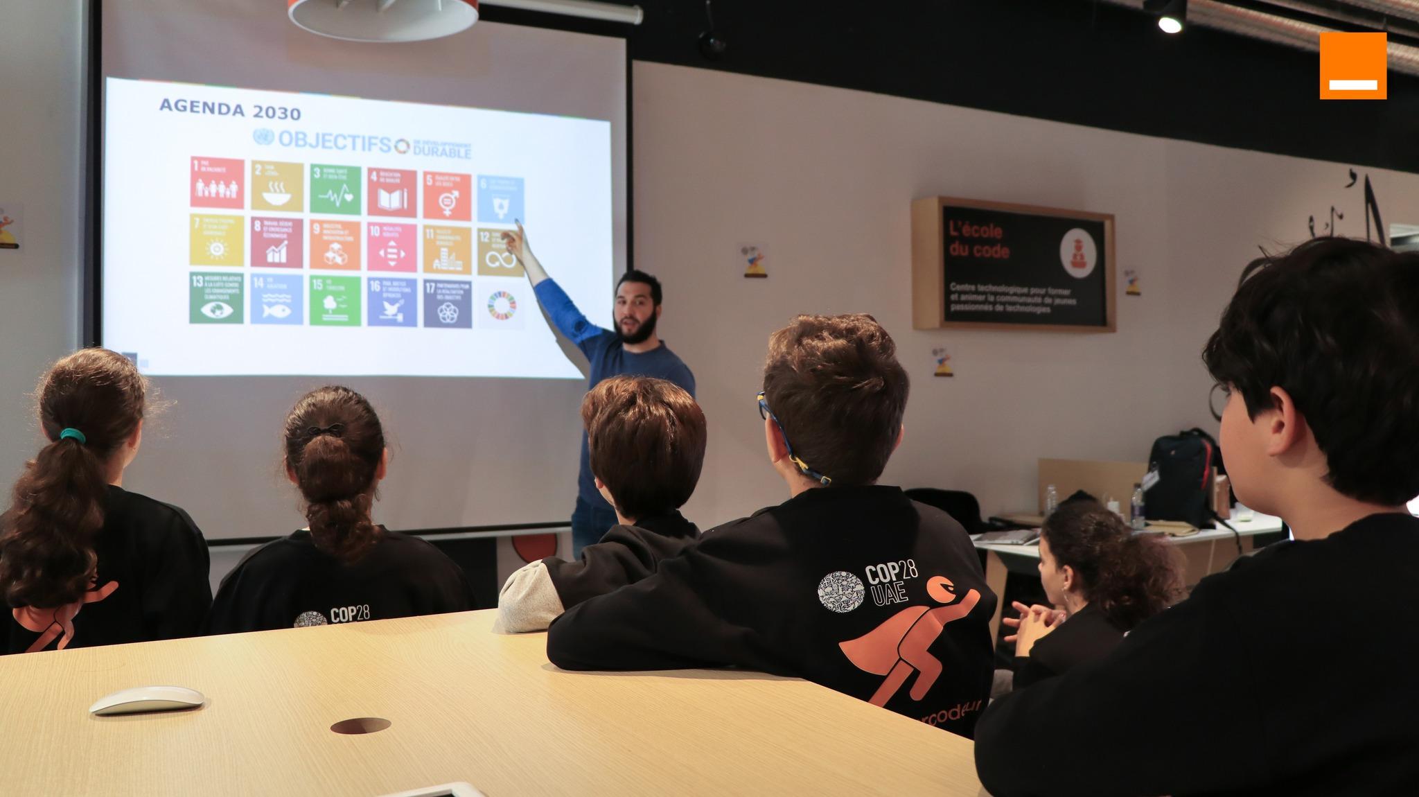 COP28 : 70 jeunes enfants SuperCodeurs  !