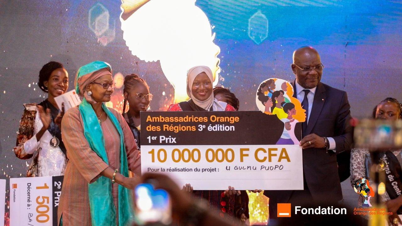 Visite de l'ambassadrice Orange des Régions 2023 à Orange Burkina Faso