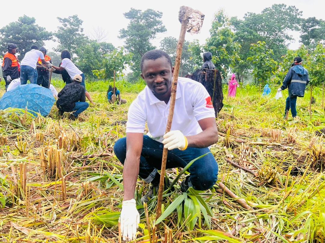 Orange Sierra Leone - EHS officer - Symbolic tree Planting 