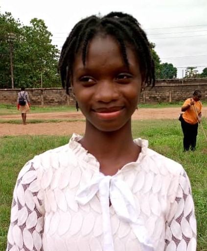 Témoignage d'une bénéficiaire: GANDOU Noelle Jessica, élève au lycée Technique en classe de terminale G2