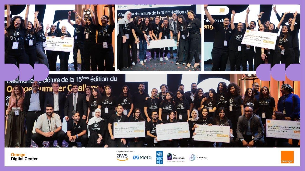 Orange Tunisie célèbre la 15ème édition du Orange Summer Challenge : les jeunes talents au service de l’innovation durable