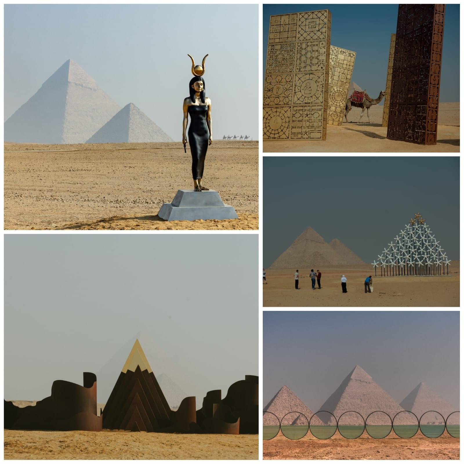 Some of the exhibition artworks 