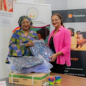 La Fondation Orange Guinée offre 1 500 kits scolaires à des enfants vulnérables