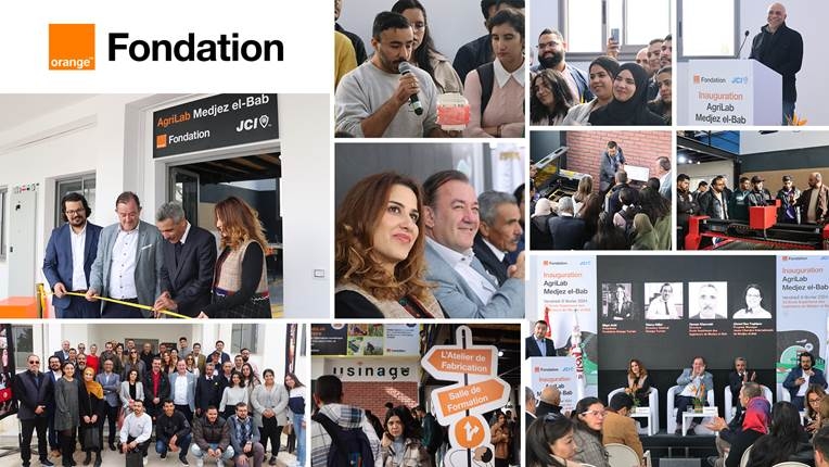 La Fondation Orange Tunisie inaugure l’AgriLab Medjez el-Bab, son 10ème FabLab Solidaire, en partenariat avec la Jeune Chambre Internationale et l’Ecole Supérieure des Ingénieurs