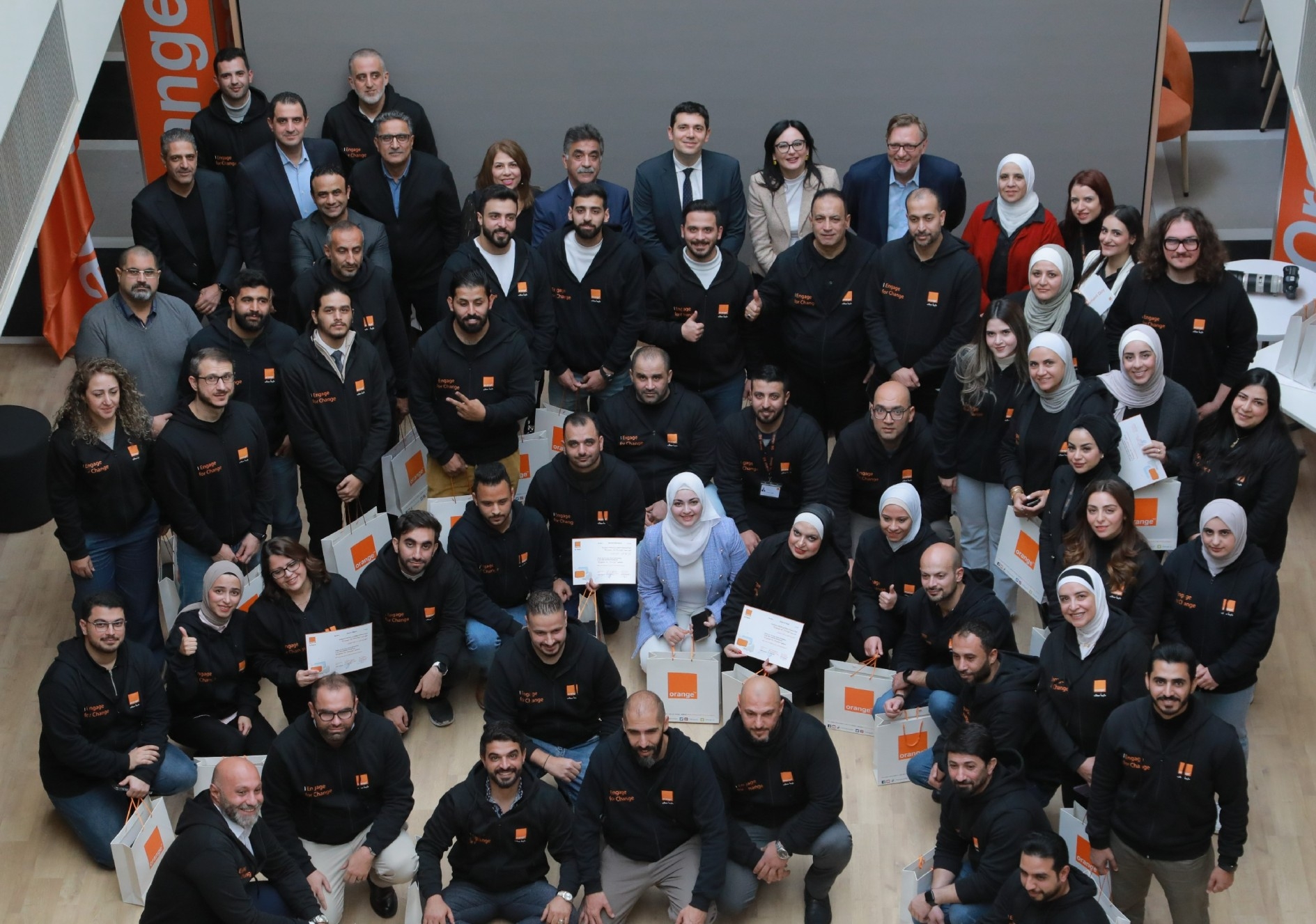 Orange Jordan Recognizes & Honors Employees Who Volunteered in “Engage for Change” Program