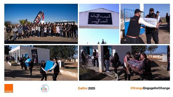 La Fondation Orange Tunisie et l’association «Un enfant, Des Sourires» renouvellent l’action solidaire «Daffini», à Nebeur, au Kef