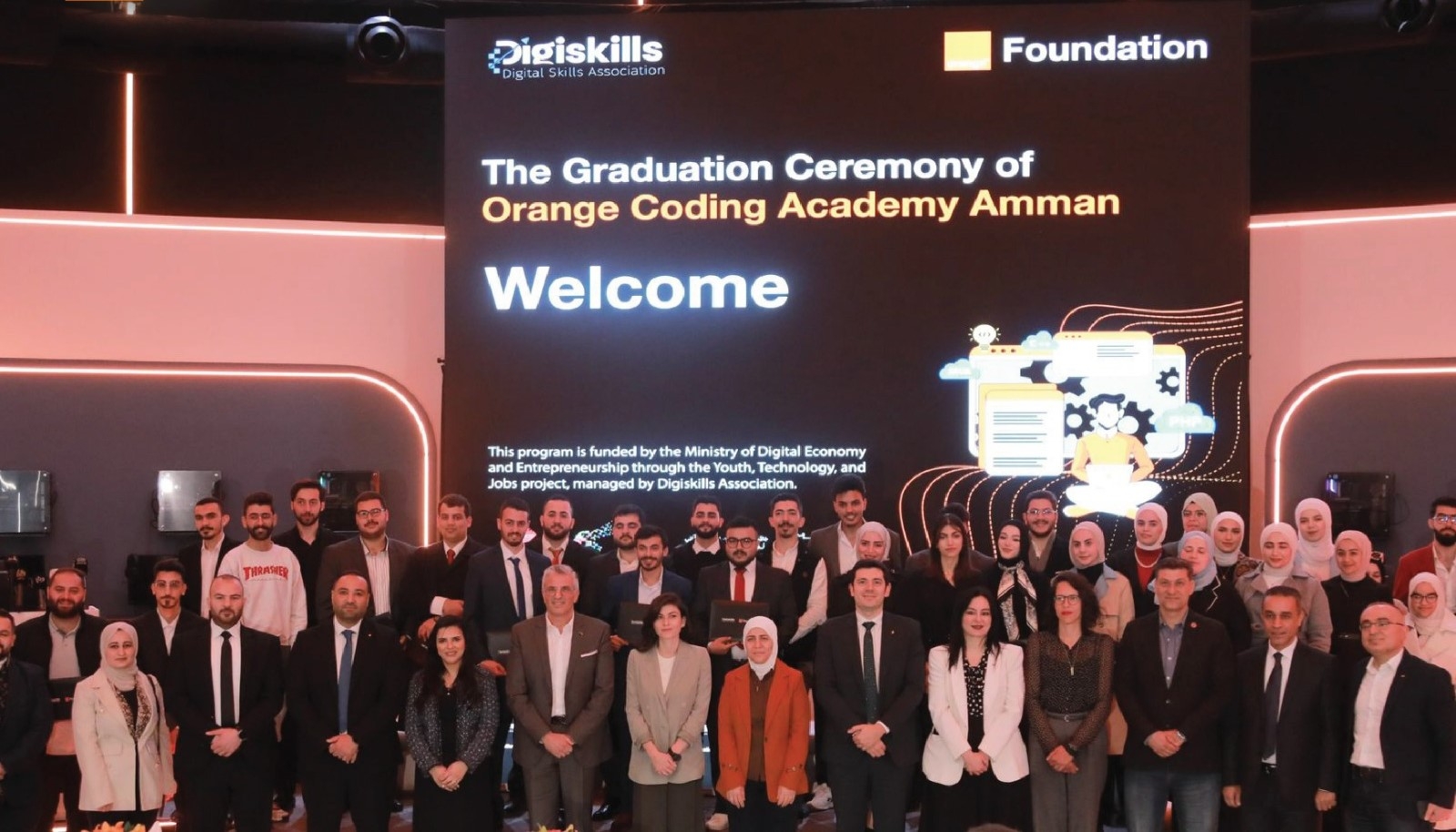 Orange Foundation Graduates the Fifth Cohort of the Coding Academy through the "Digital Upskills and Employment" Program