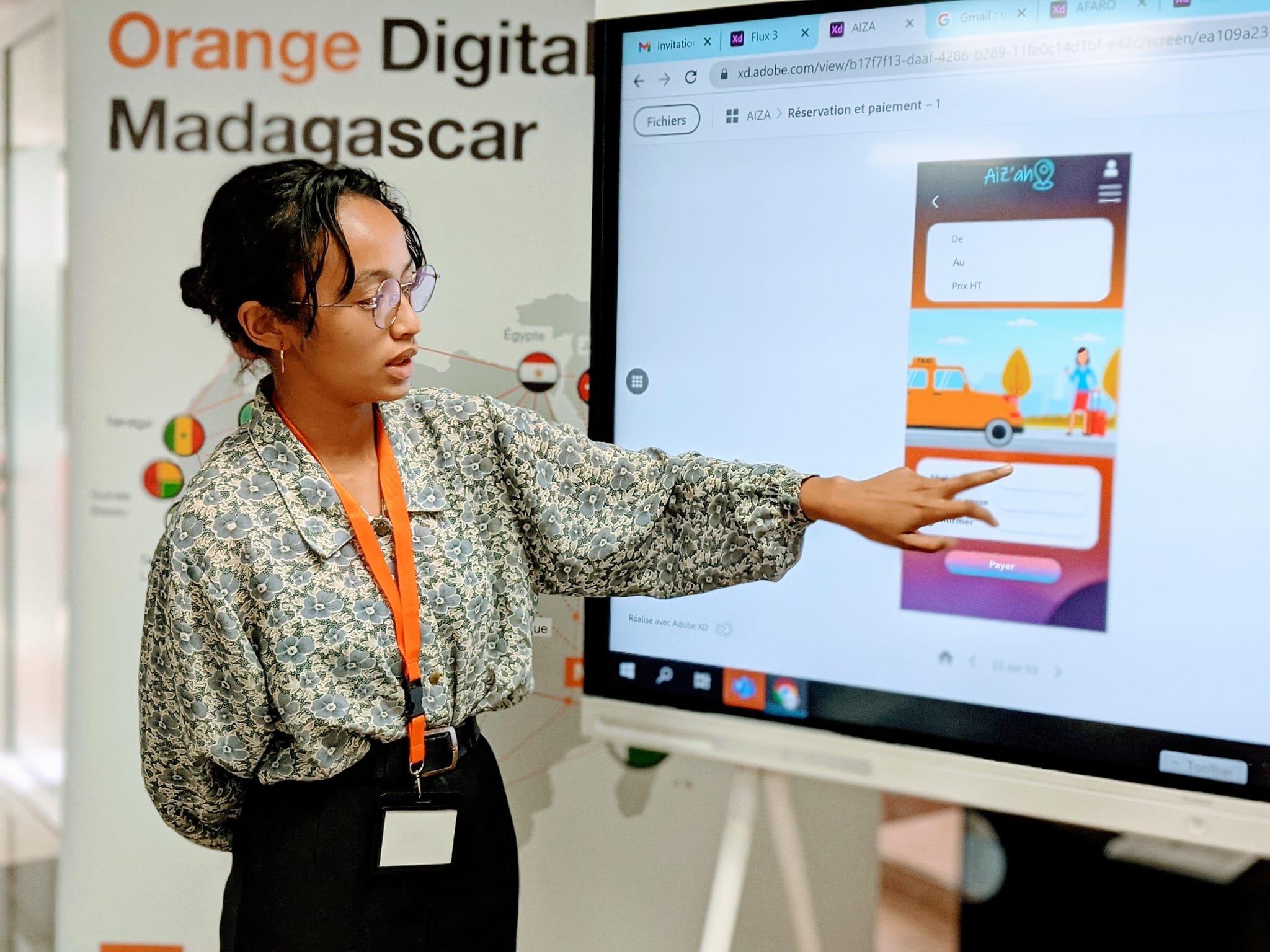 Luisa a développé sa créativité grâce aux formations d'ODC