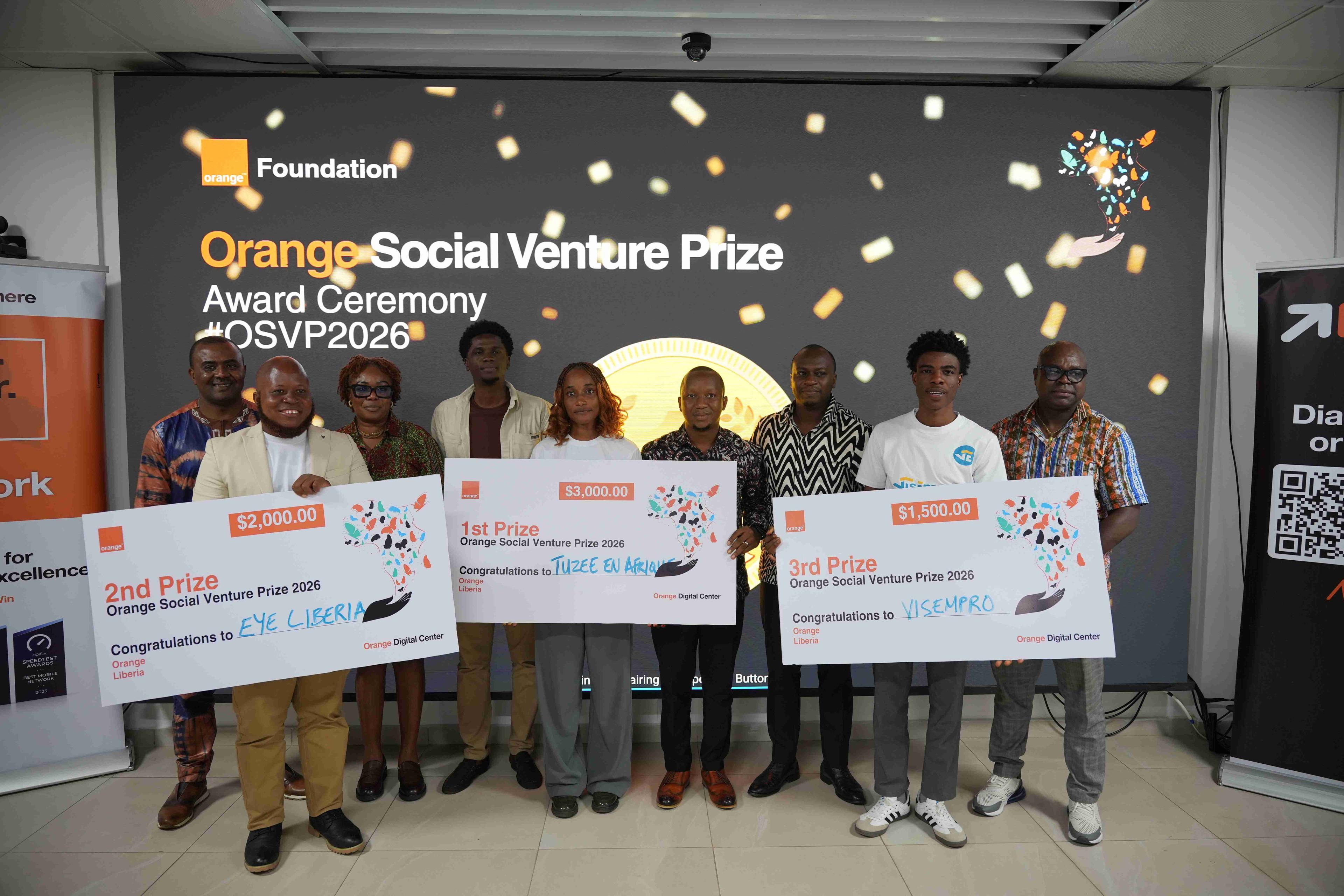 Orange Liberia Foundation and Orange Digital Center Celebrate 16th Edition and 8th National Pitching Competition of the Orange Social Venture Prize 2026