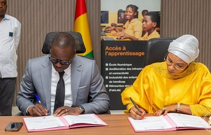 La Fondation Orange Guinée et le Ministère de l’Ensiegnement Supérieur et de la Recherche Scientifique signent un protocole stratégique