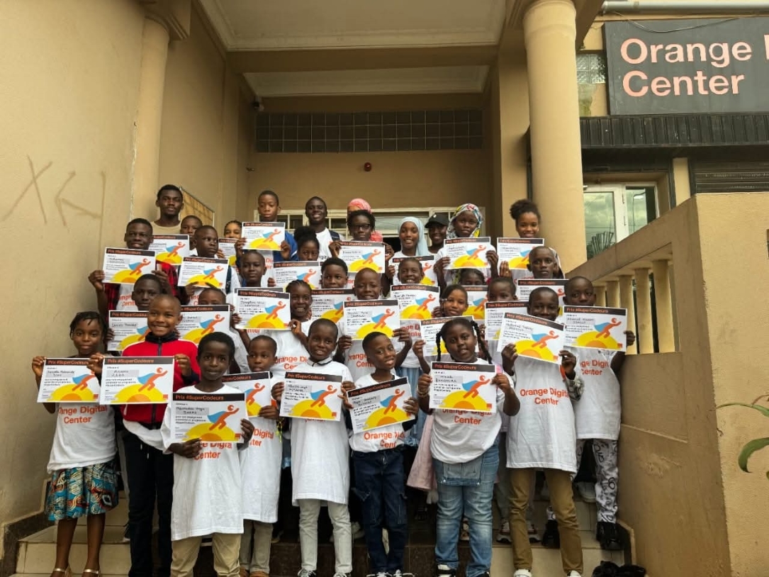 Orange Digital Center de Ratoma initie 31 enfants au numérique lors d’un atelier de Supercodeur