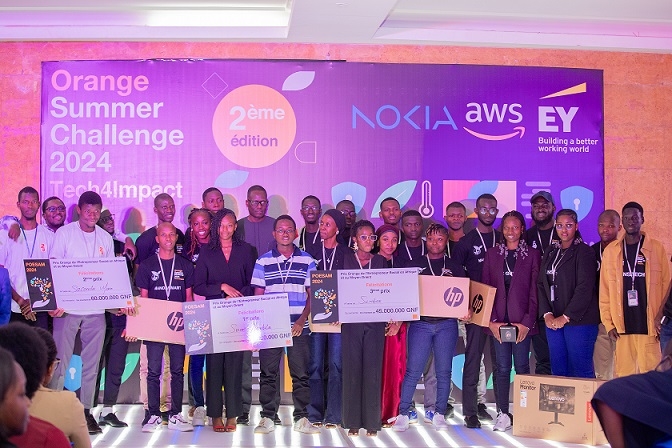 Cérémonie de remise des prix  de la 2ème édition d’Orange Summer Challenge