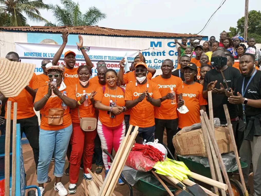 Participation d'Orange Centrafrique à la quatrième activité Kwa ti Kodro du secteur des télécommunications