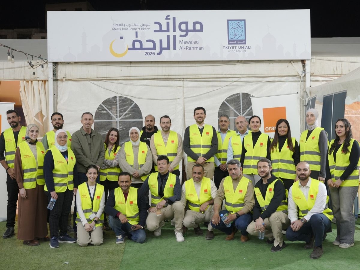 Orange Jordan Team Volunteers at Mawa'ed Al-Rahman for Social Solidarity in Ramadan