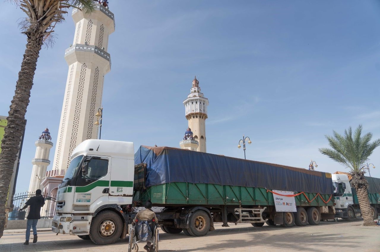 Une aide apportée aux populations sinistrées de la ville de Touba